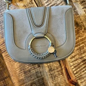 See by Chloe handbag taupe in color, never used,